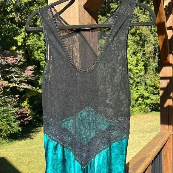 Vintage Jenelle of California night gown Floral sheer - Picture 5 of 8